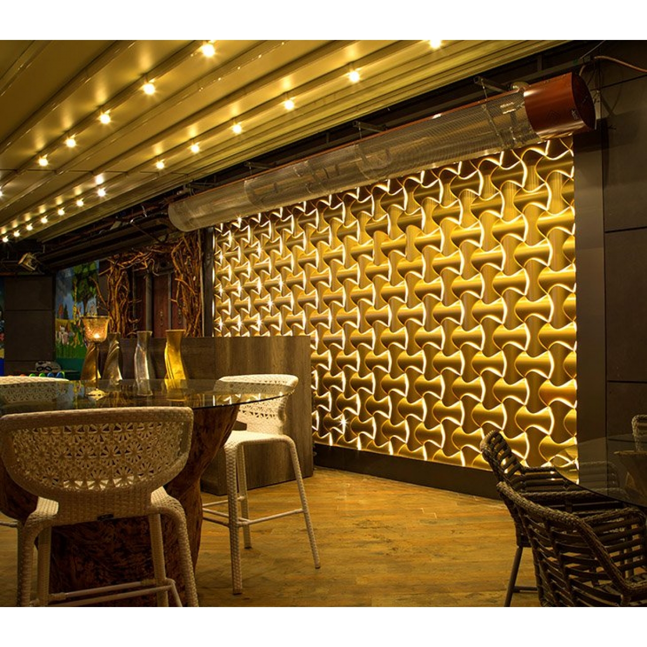 3D Duvar Paneli Venüs Altın Rengi