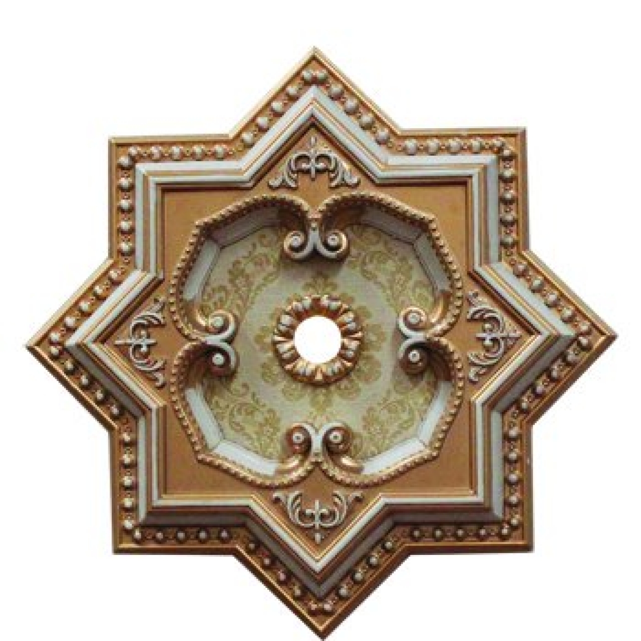 Decogold Saray Tavan Yıldız Bronz Göbek 60*60 cm