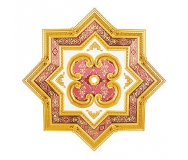 150 cm Yıldız Saray Tavan Göbek Altın Rengi