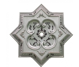 Decogold Saray Tavan Yıldız Gümüş Göbek 90 cm
