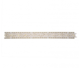 Decogold Saray Tavan Bordür Beyaz Altın 8,5*100 cm 