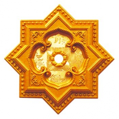 Decogold Saray Tavan Yıldız Altın Göbek 60*60 cm
