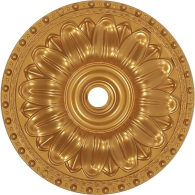 40*40 cm Oval Tekli Saray Tavan Göbek Altın