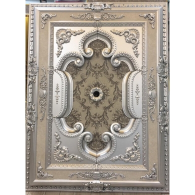 Decogold Saray Tavan Dikdörtgen Gümüş Göbek 90*120 cm