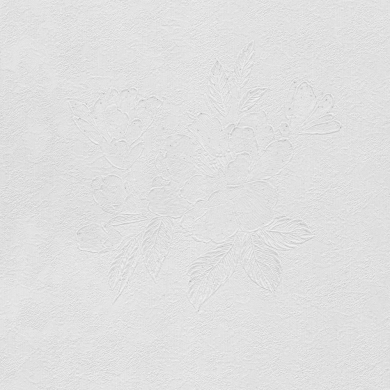 Decowall Lamos Beyaz Çiçekli Duvar Kağıdı 6616-05