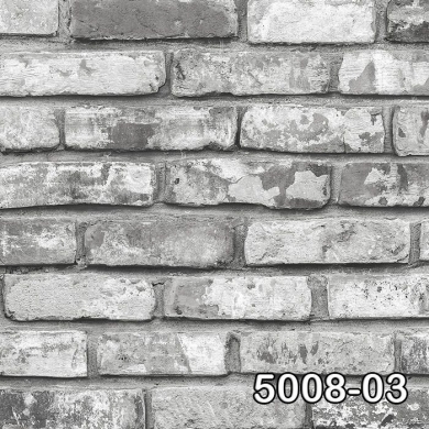 Doğal Taş Görünümlü Duvar Kağıdı 5008-03 Tutkal Hediye